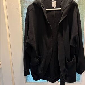 GAP Women’s M Black Hooded Swing Sweatshirt